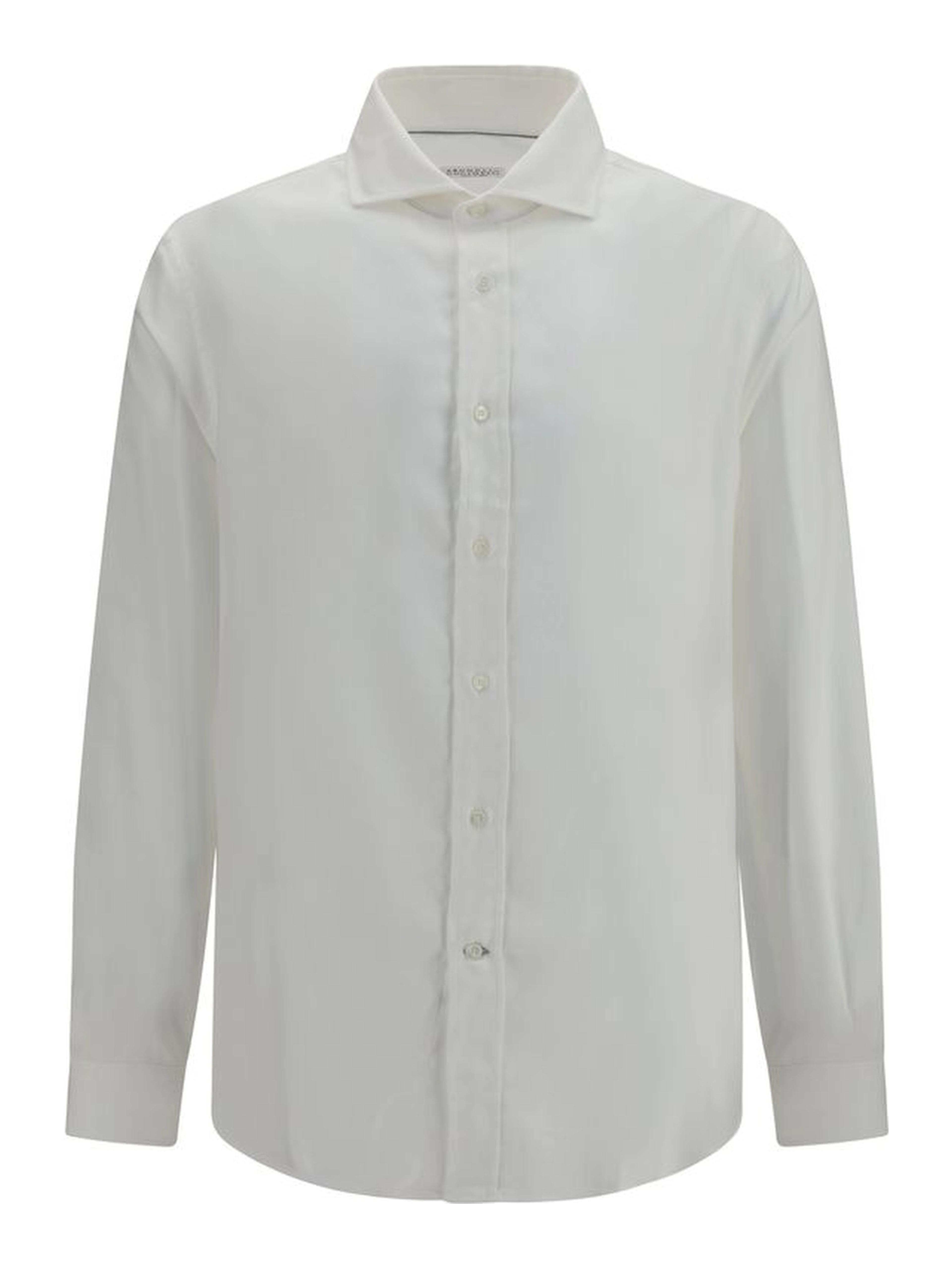 White Cotton Dress Shirt