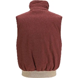 Bordeaux Wool Oves Aries Sleeveless Jacket