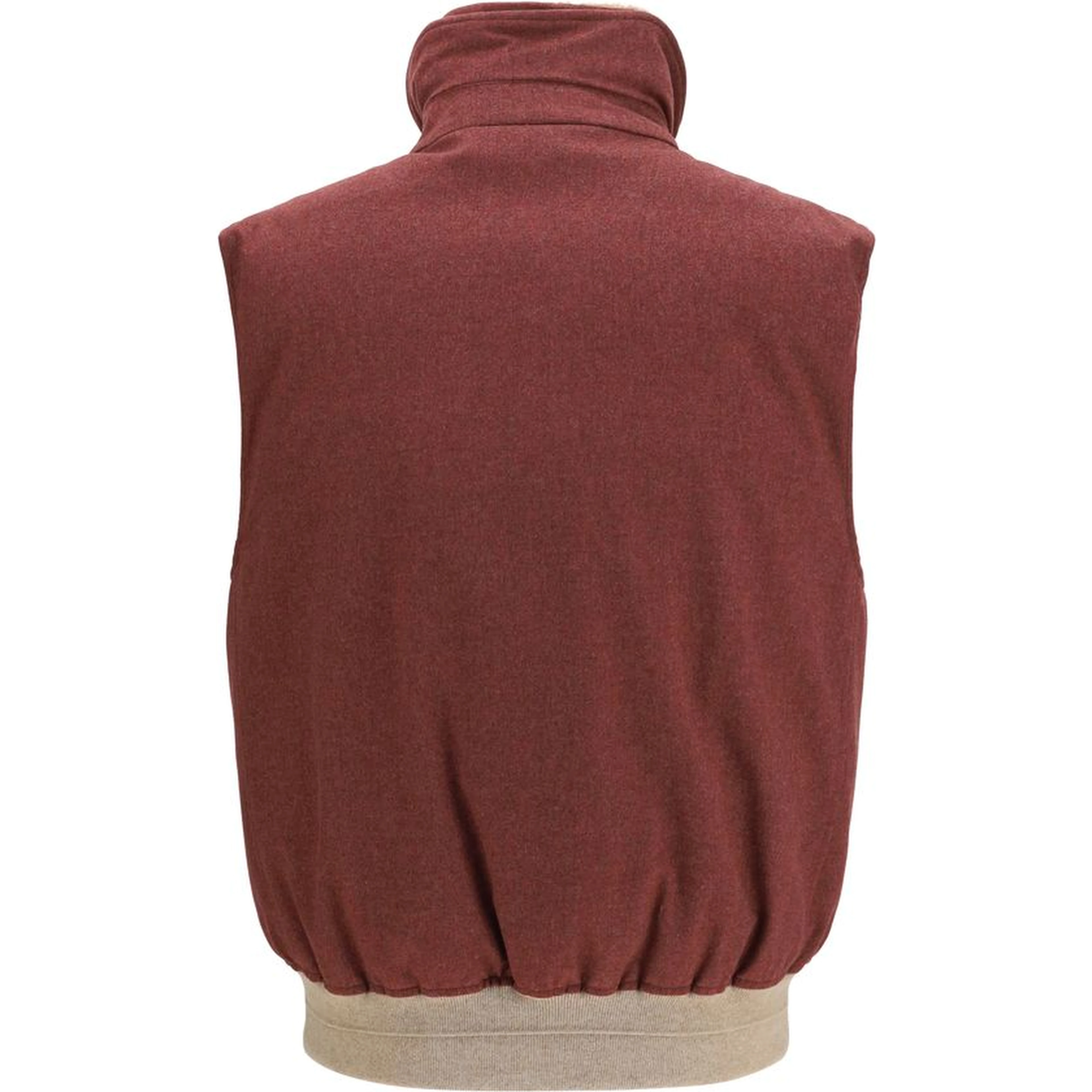 Bordeaux Wool Oves Aries Sleeveless Jacket