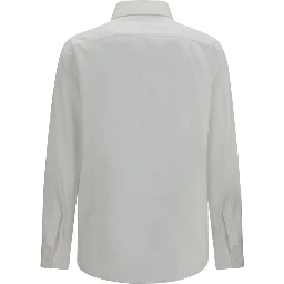 White Cotton Dress Shirt