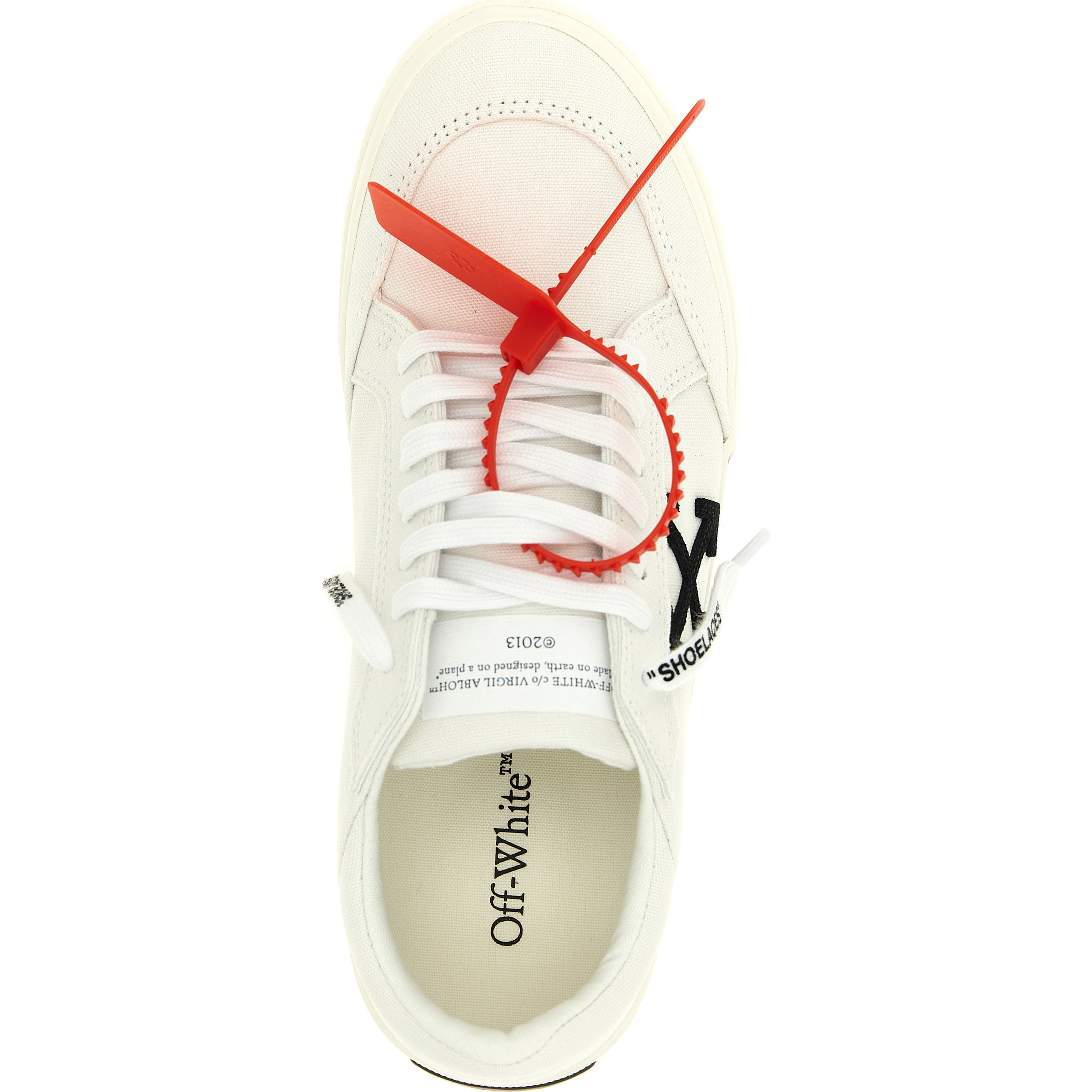 Bicolor Cotton Low Top Sneakers