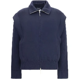 Blue Wool Oves Aries Bomber