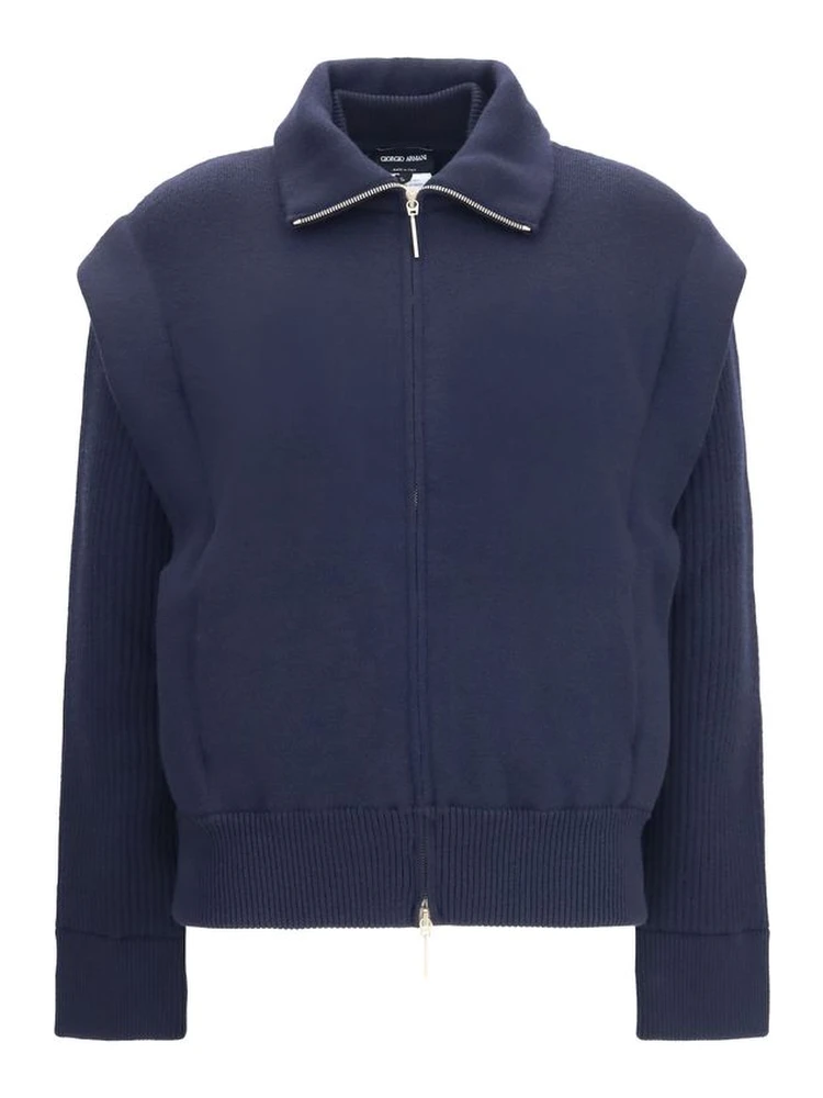 Blue Wool Oves Aries Bomber