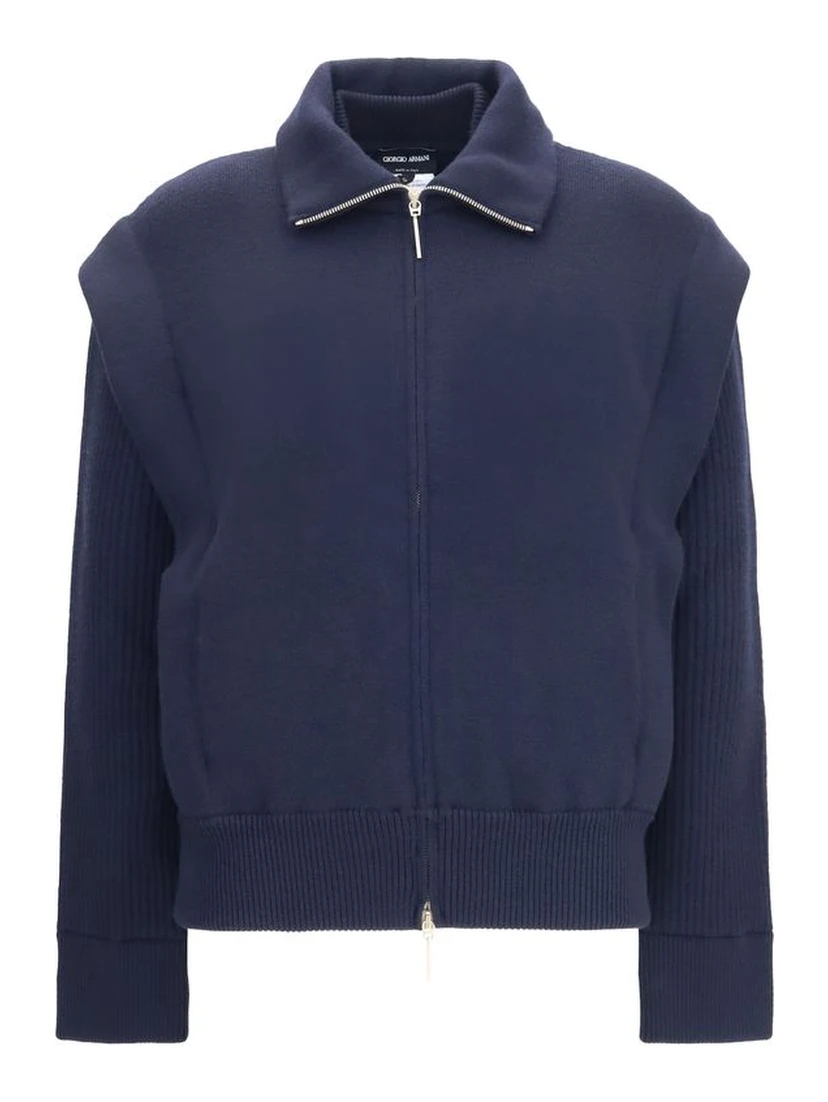 Blue Wool Oves Aries Bomber
