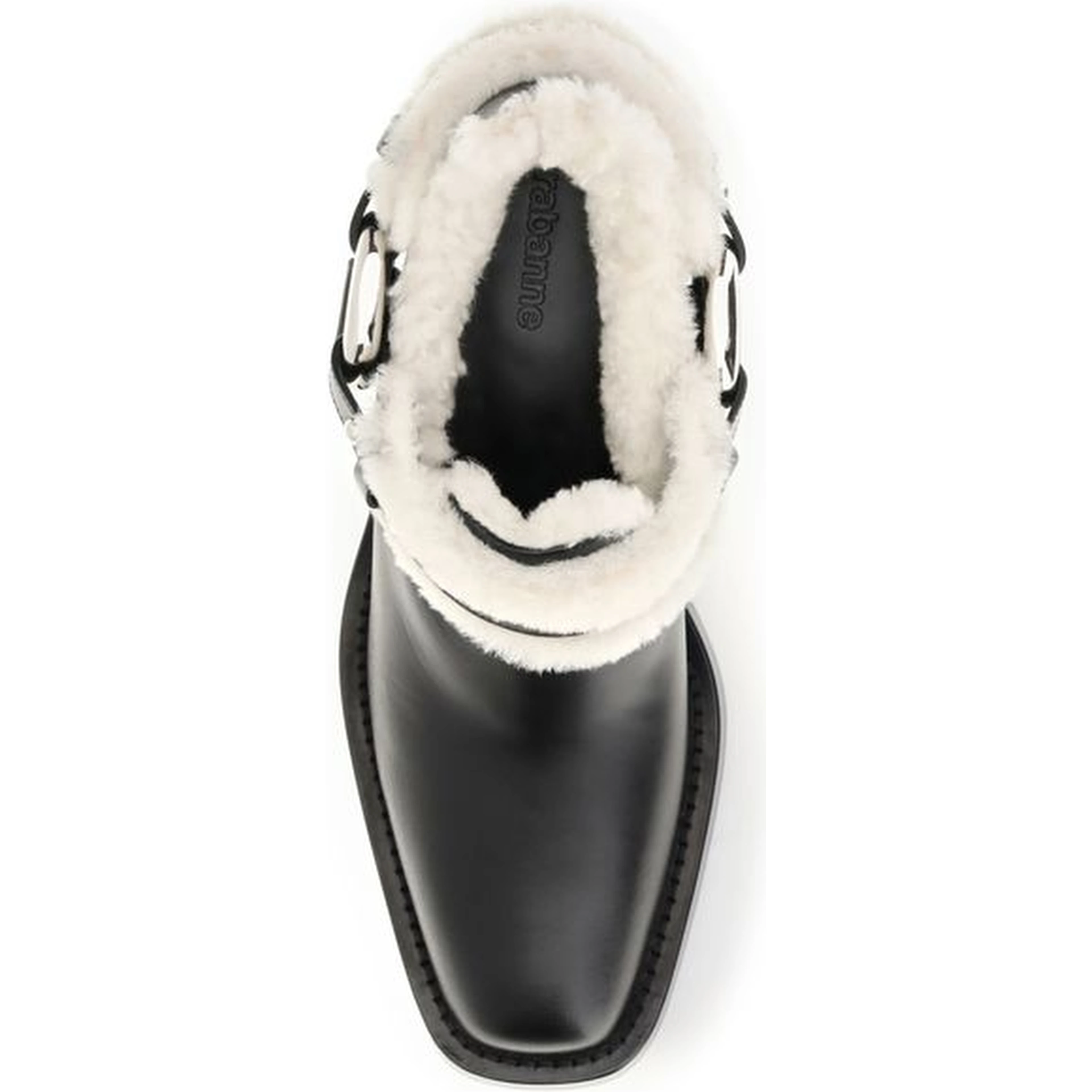 Black Calf Leather Bos Taurus Ankle Boots