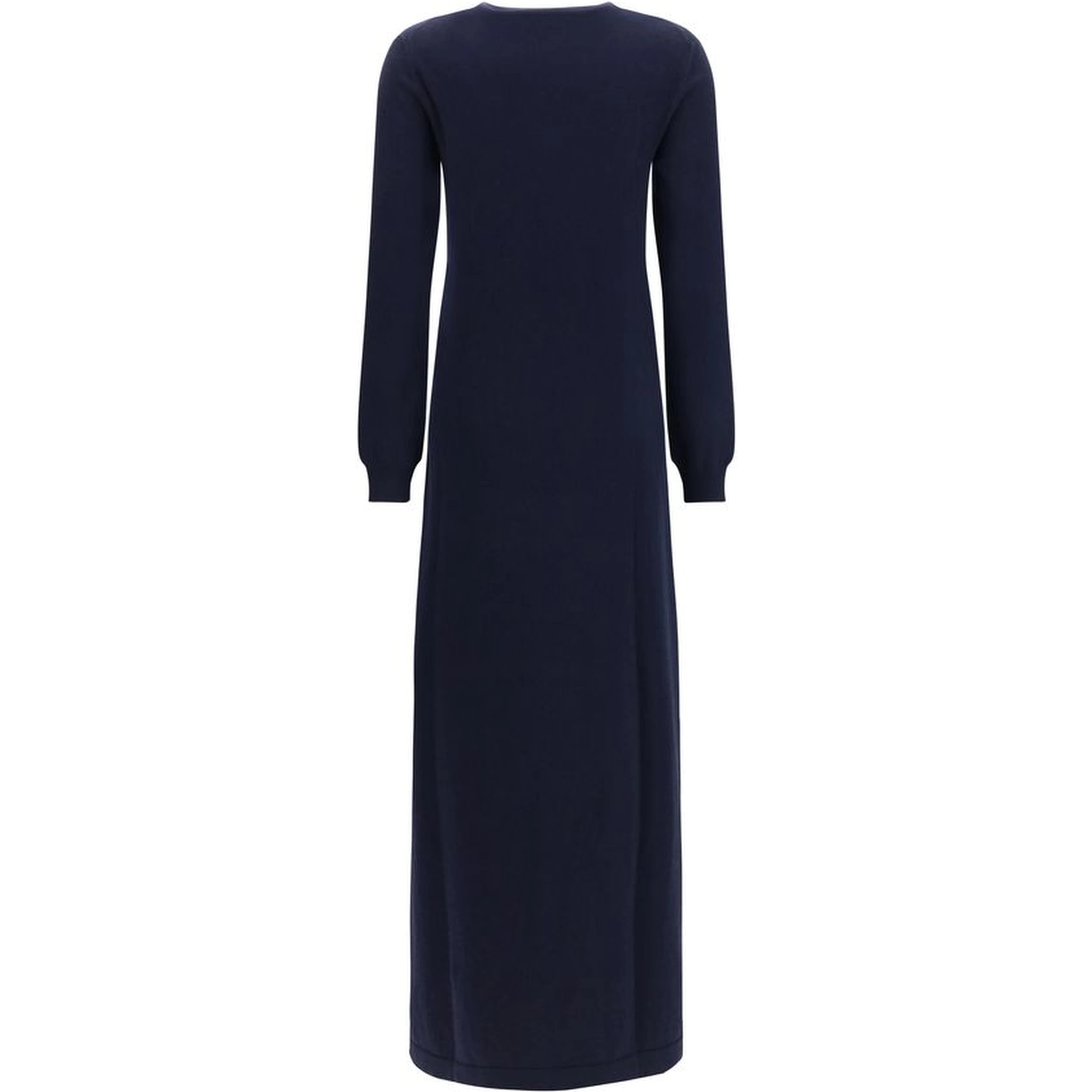 Blue Cashmere Casual Dress