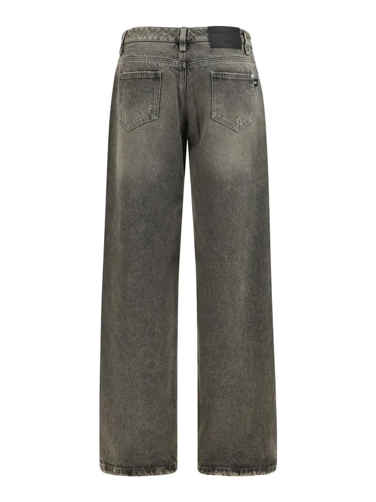 Gray Cotton Relaxed Fit Jeans alternative