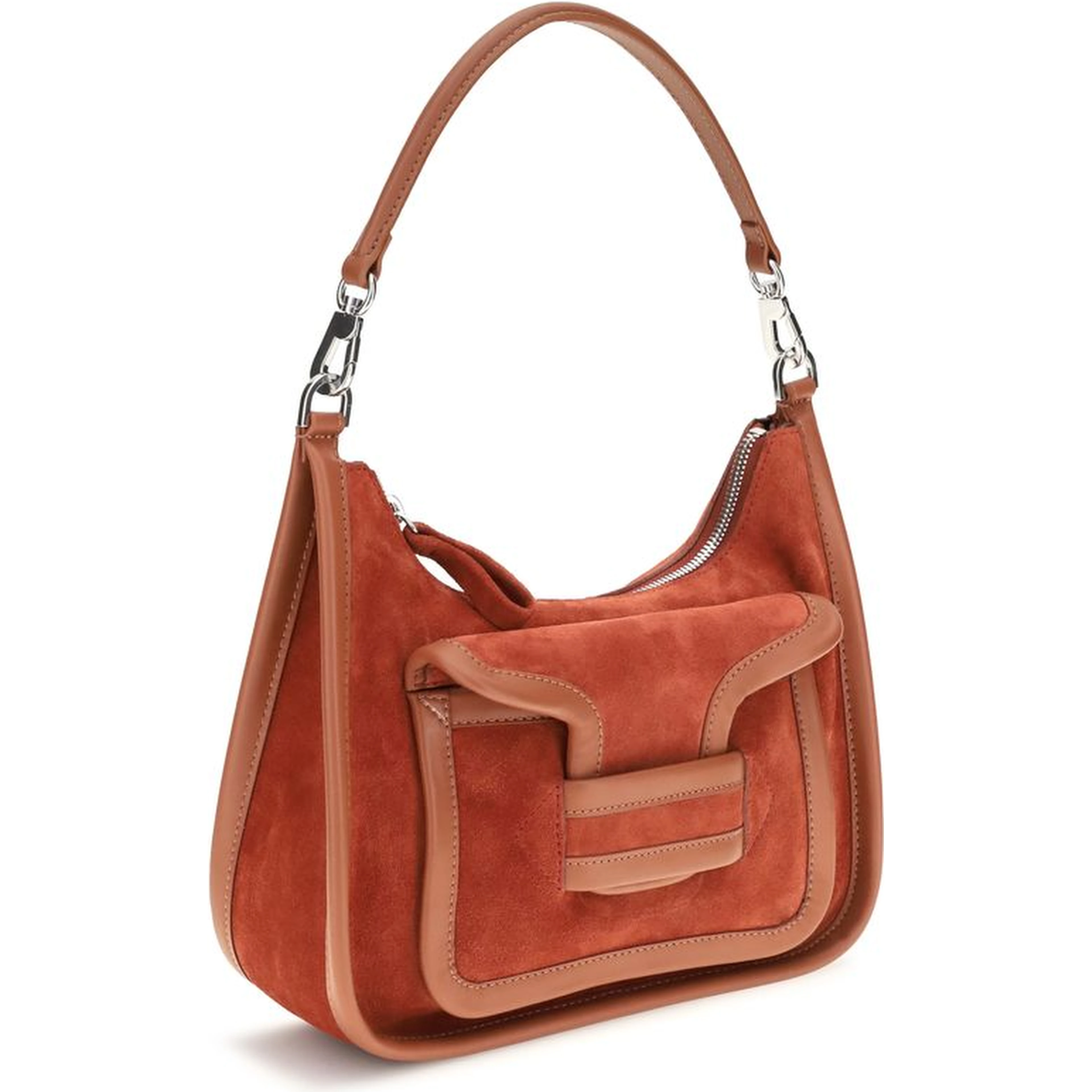 Brown Calf Leather Bos Taurus Shoulder Bag