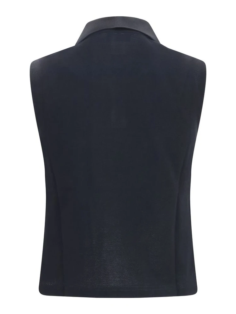 Black Recycled Cotton Polo Shirt alternative