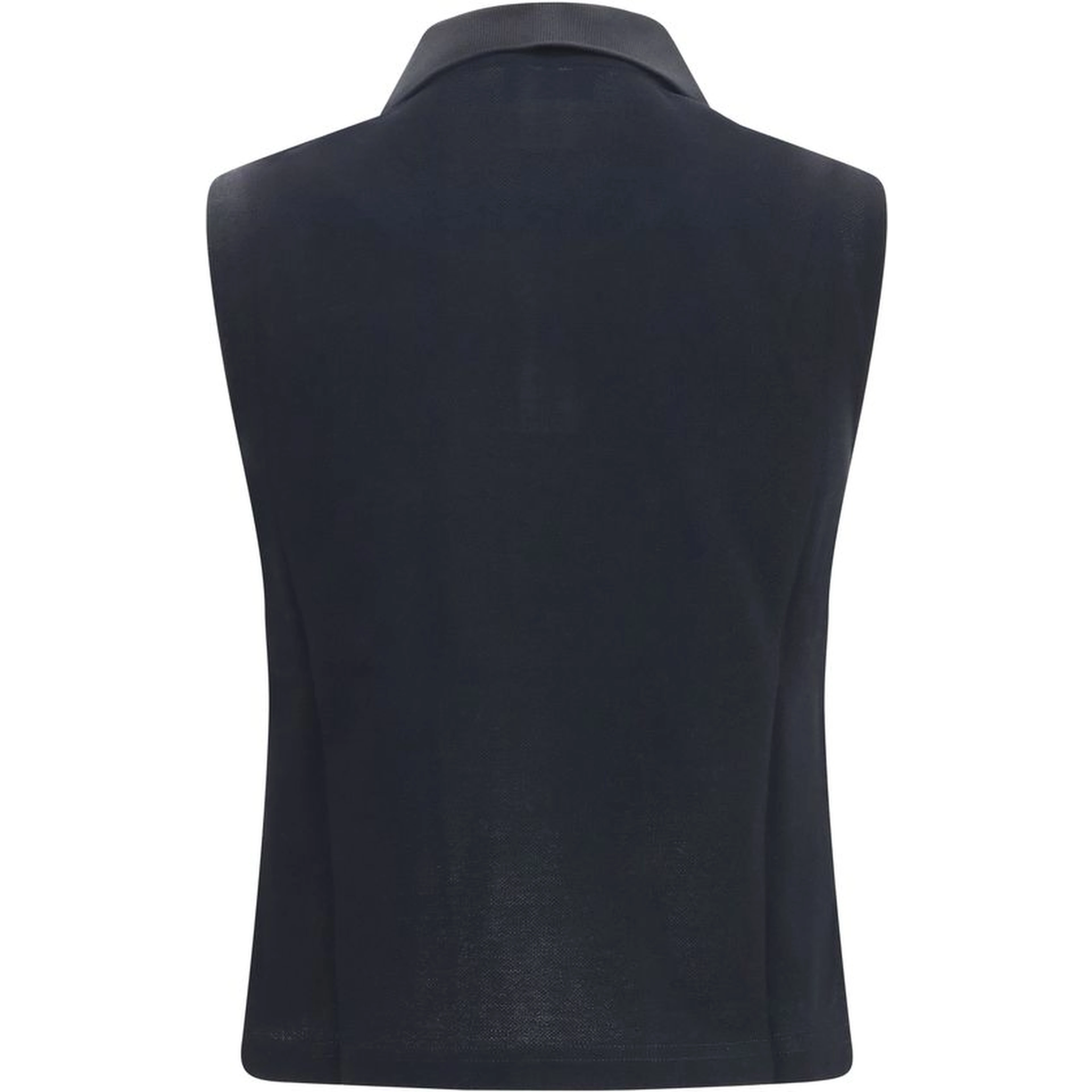 Black Recycled Cotton Polo Shirt