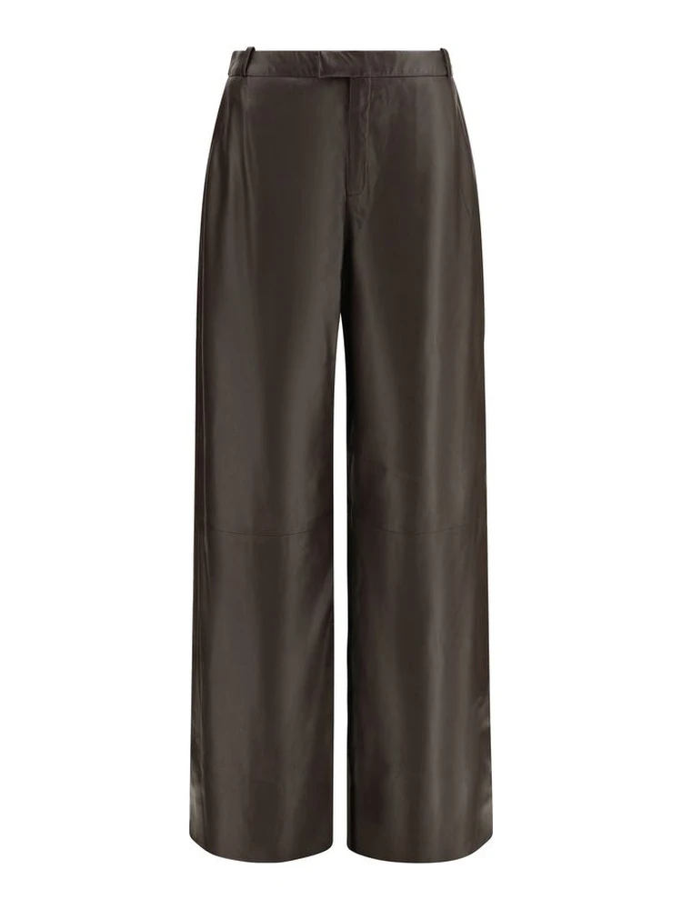 Brown Leather Pants