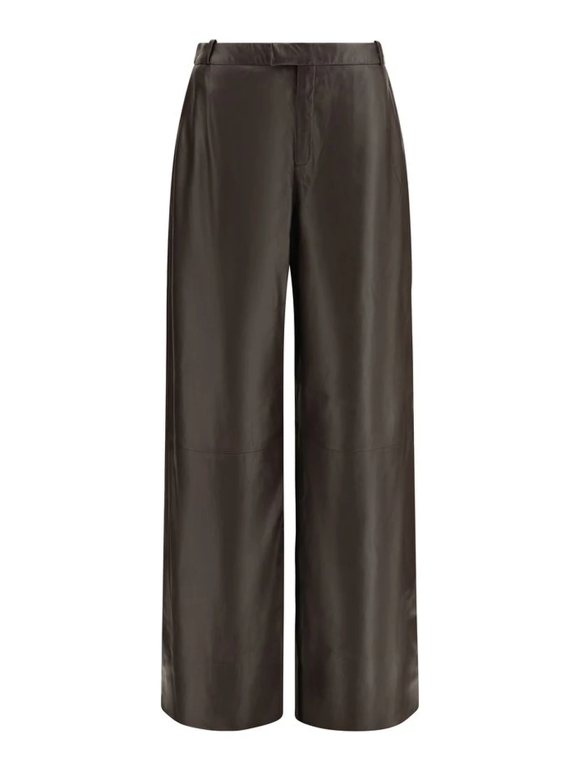Brown Leather Pants