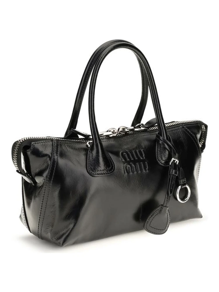 Black Calf Leather Bos Taurus Handbag alternative