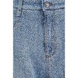 Blue Cotton Relaxed Fit Jeans