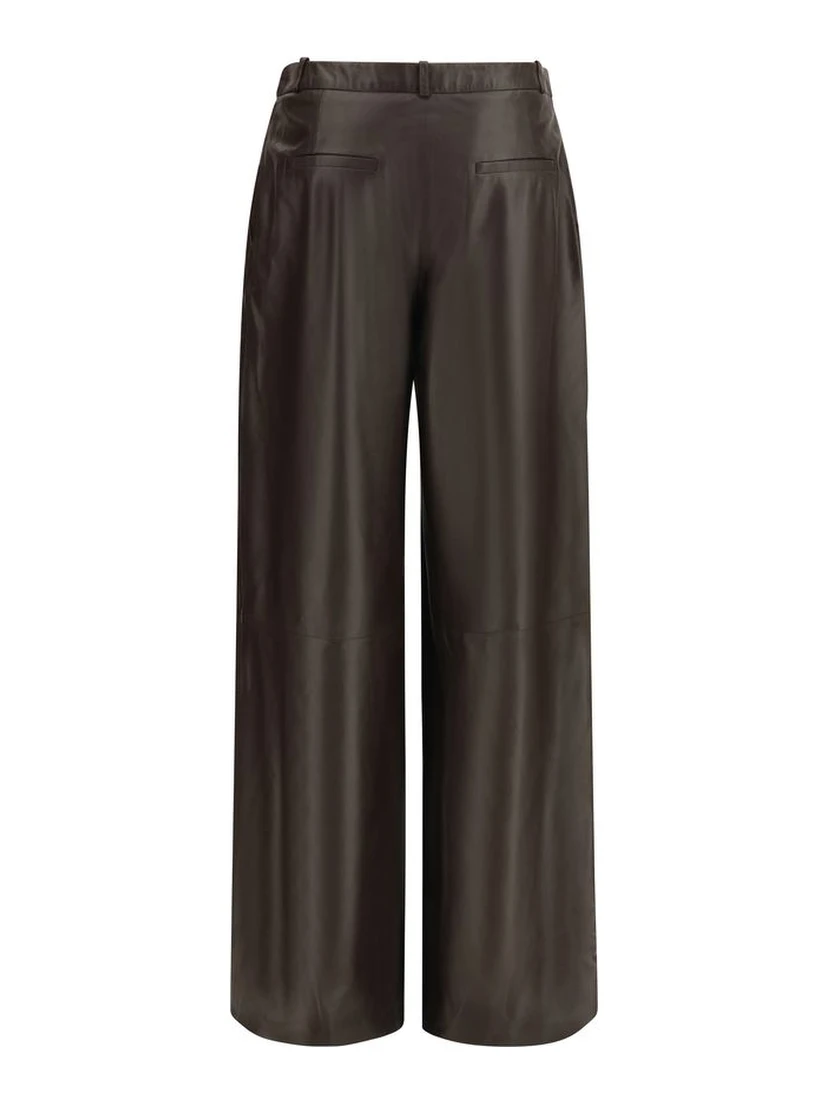 Brown Leather Pants