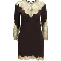 Multicolor Acetate Casual Dress