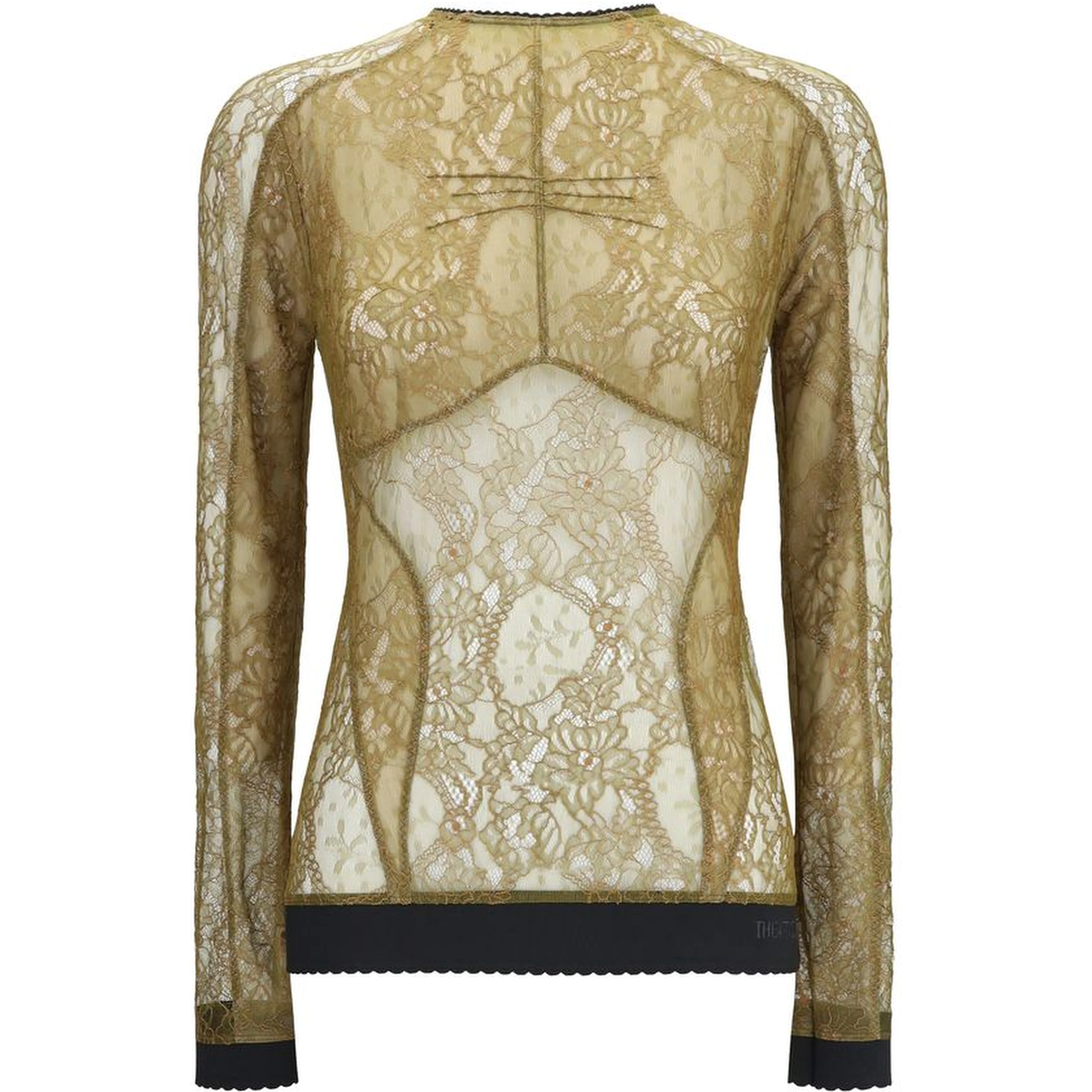 Bicolor Polyamide Blouse