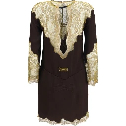 Multicolor Acetate Casual Dress