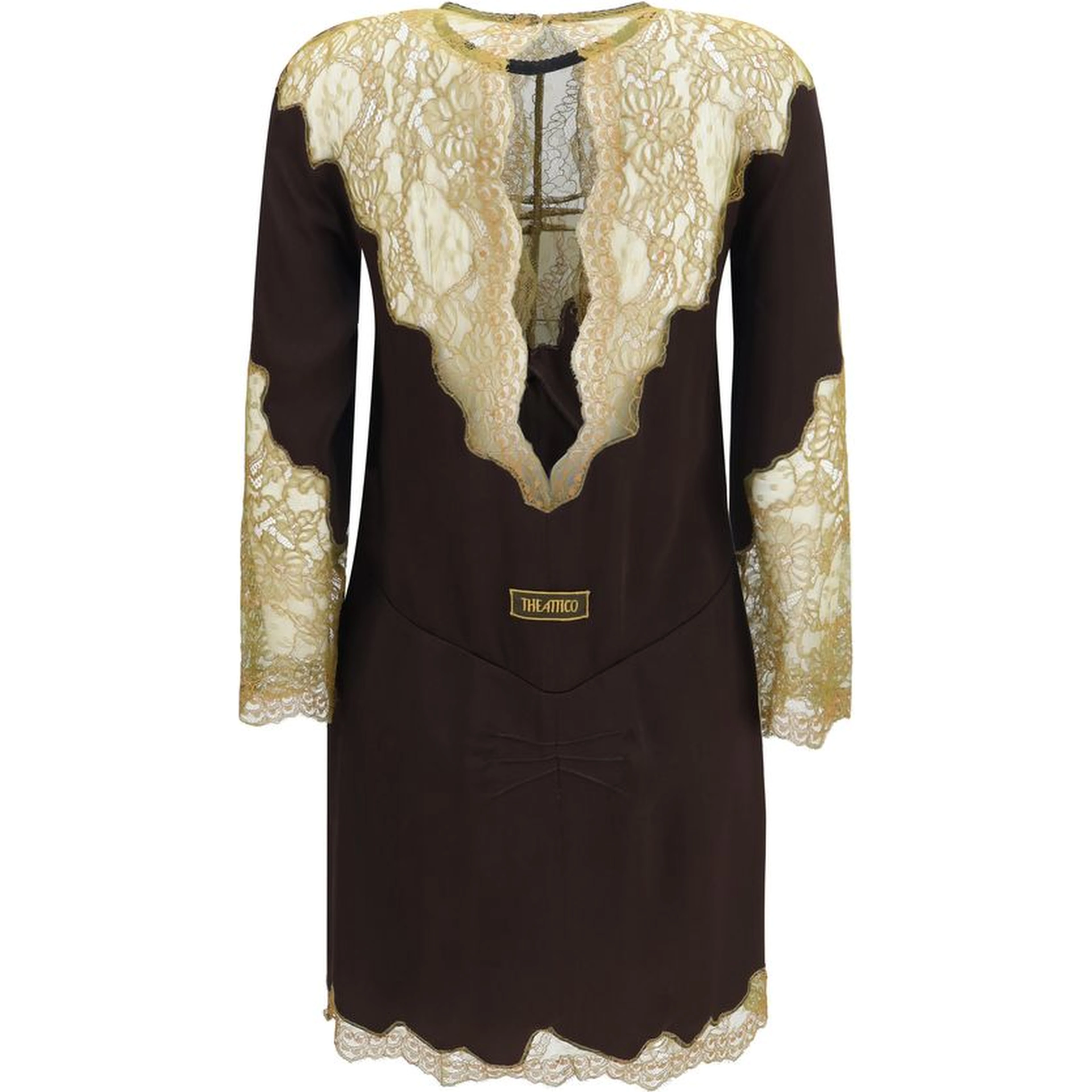 Multicolor Acetate Casual Dress