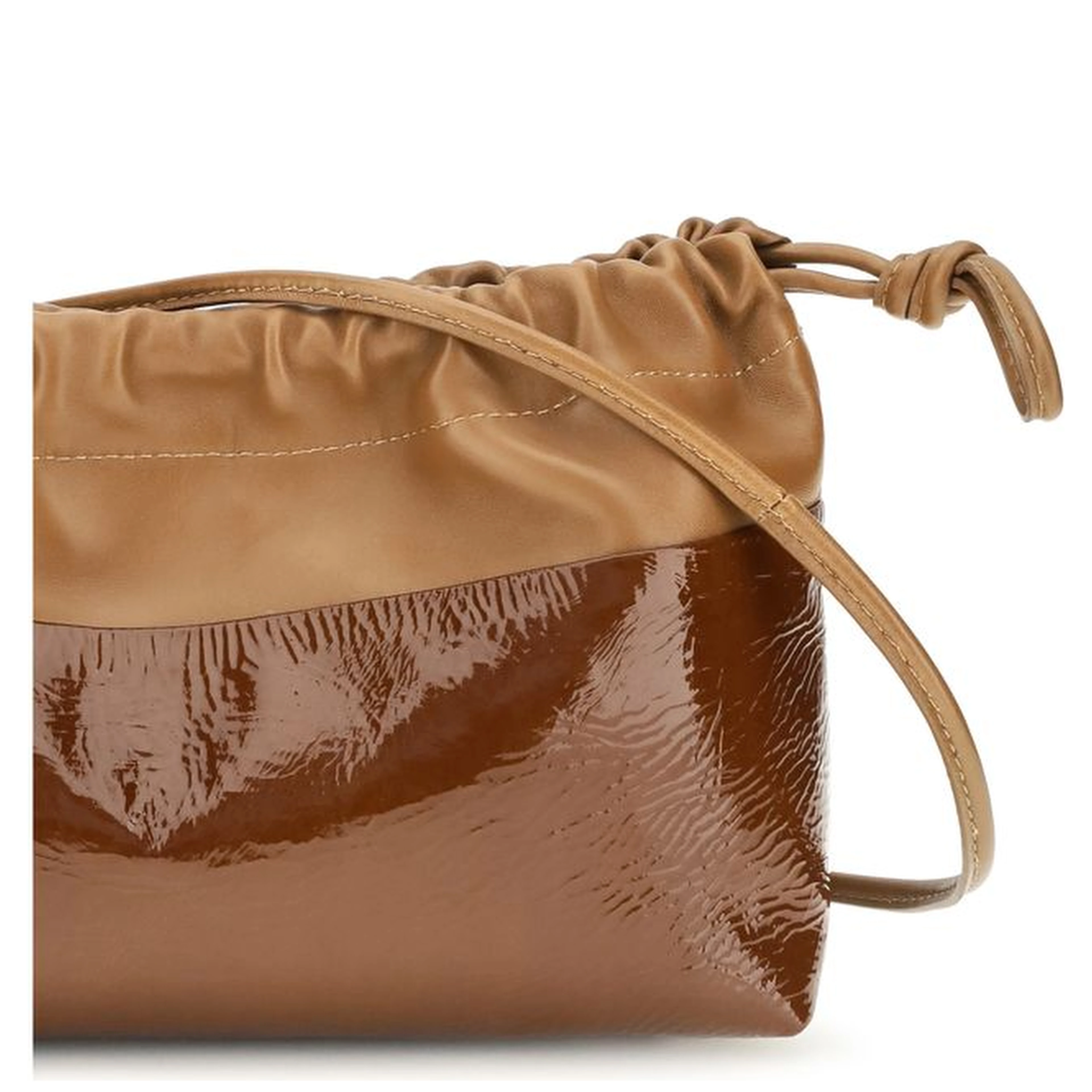 Bicolor Calf Leather Bos Taurus Shoulder Bag