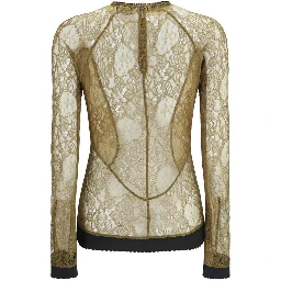 Bicolor Polyamide Blouse