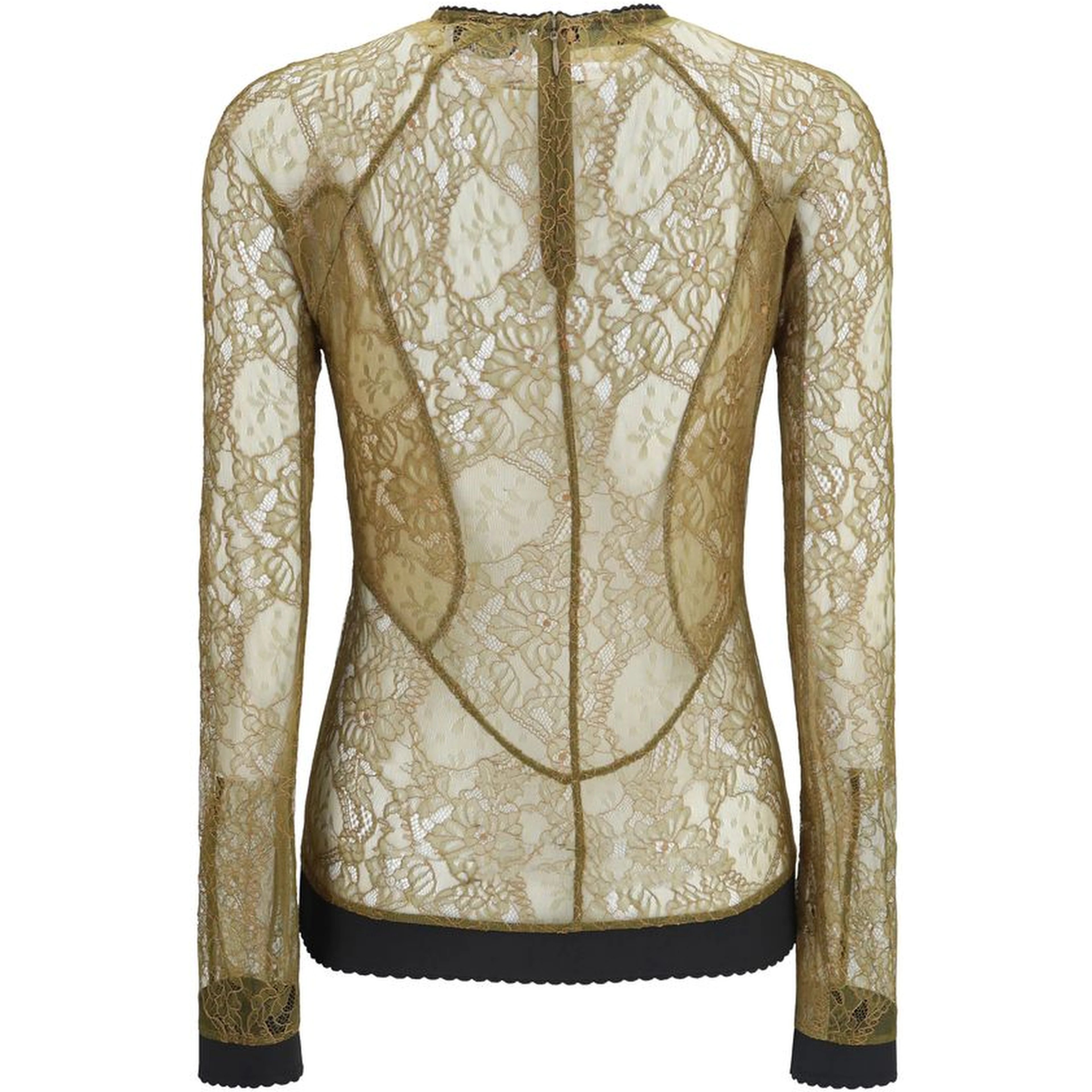 Bicolor Polyamide Blouse