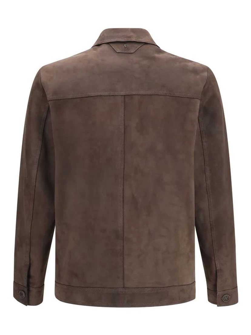 Brown Leather Leather Jacket