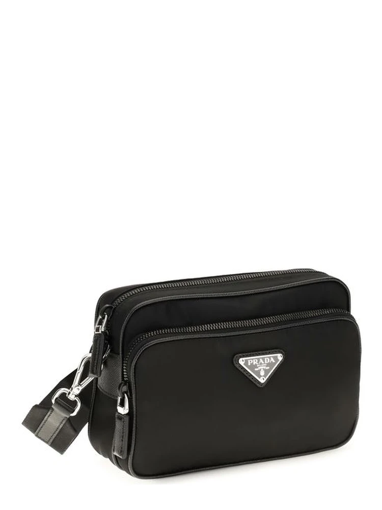Black Recycled Polyamide Shoulder Bag alternative