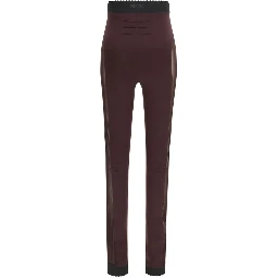 Purple Viscose Leggings