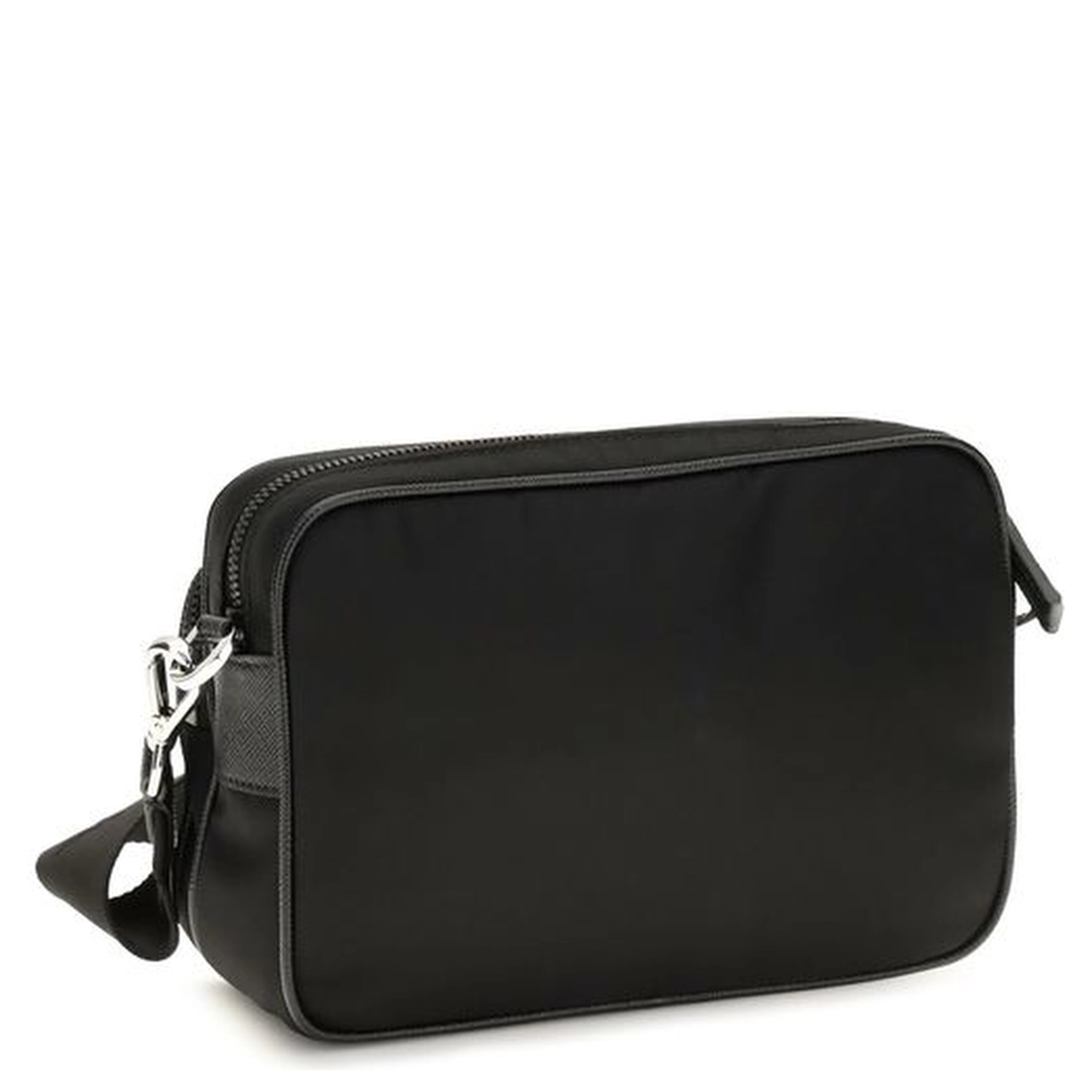 Black Recycled Polyamide Shoulder Bag