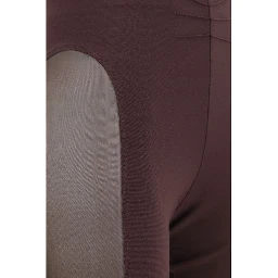 Purple Viscose Leggings