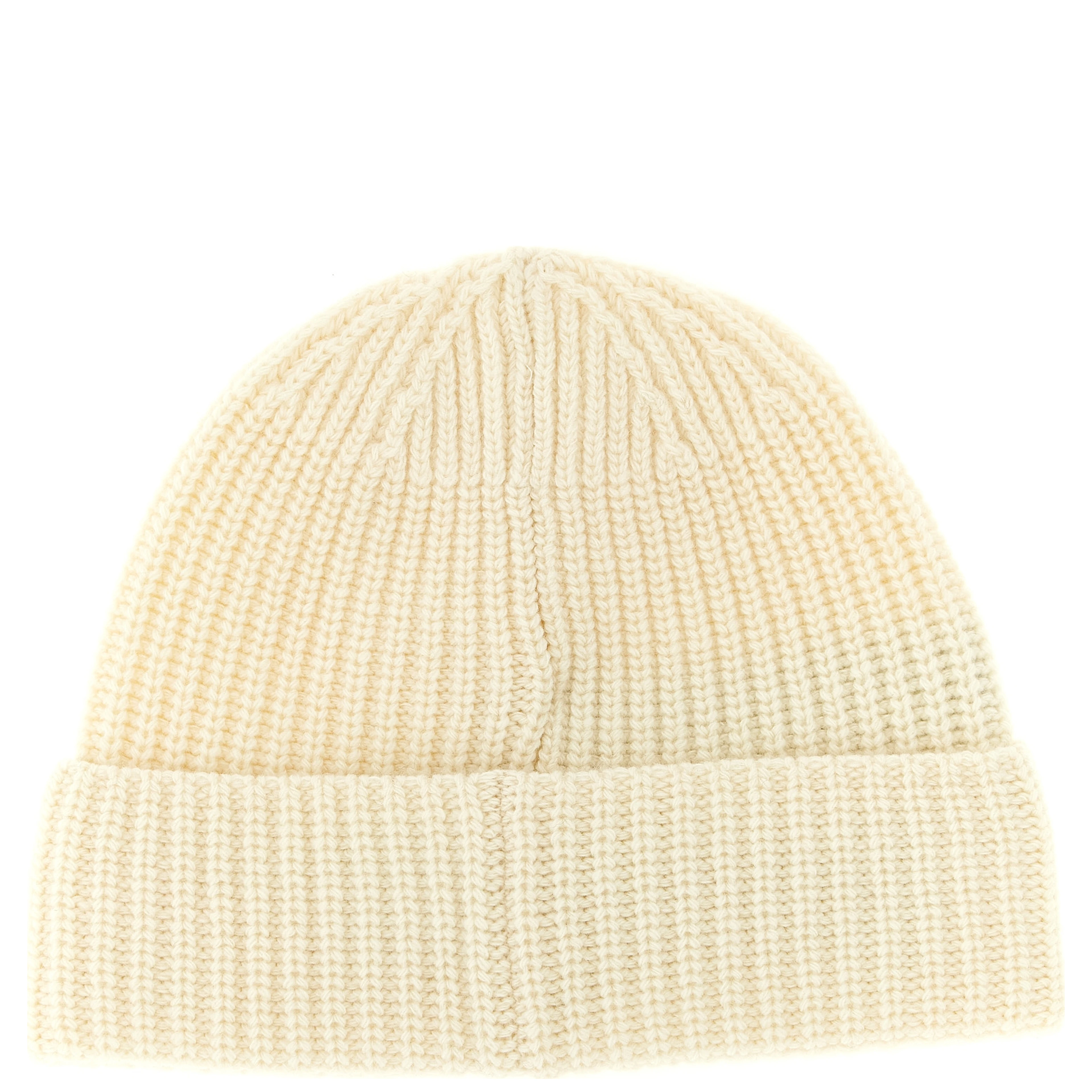 White Virgin Wool Beanie