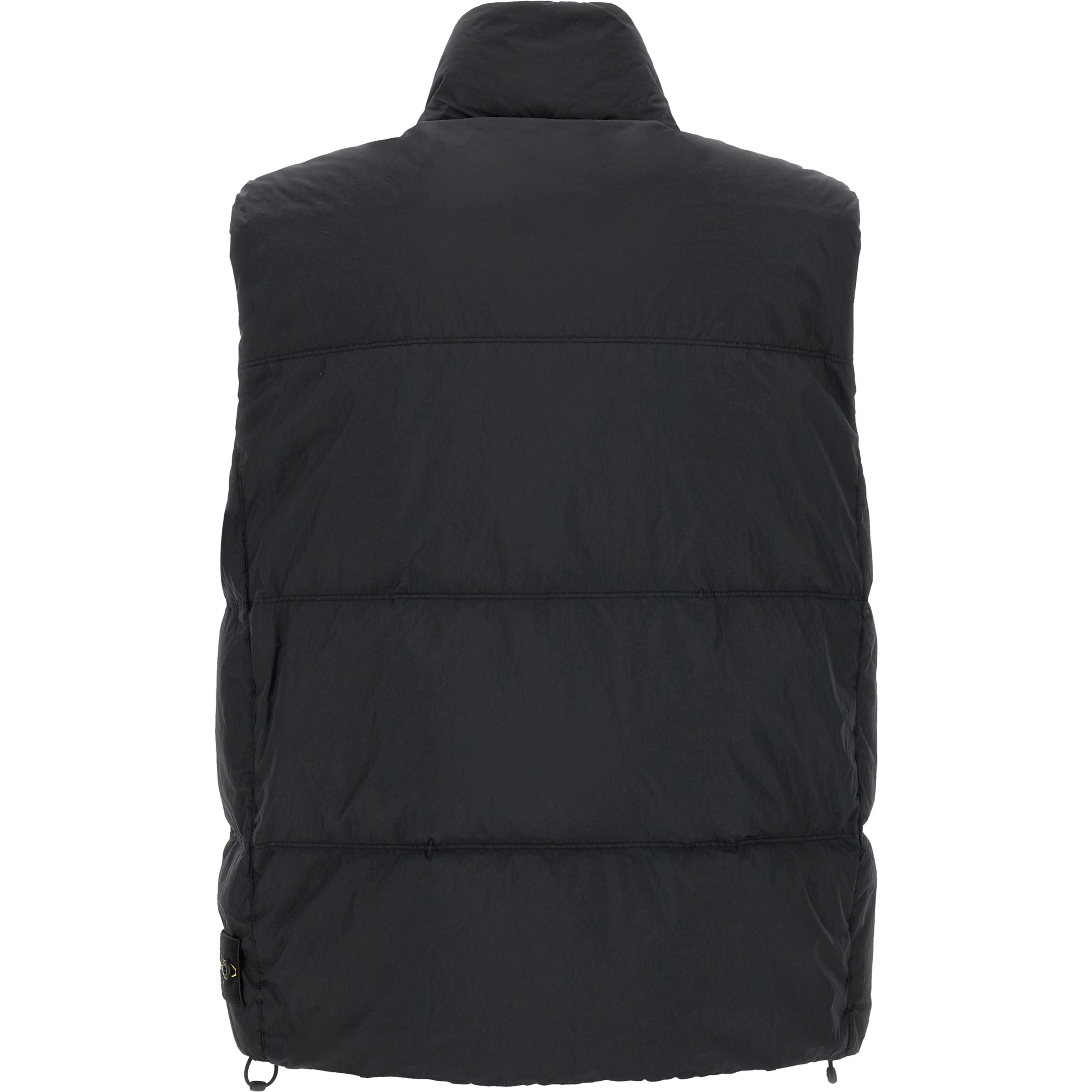 Blue Polyamide Sleeveless Jacket