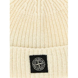 White Virgin Wool Beanie