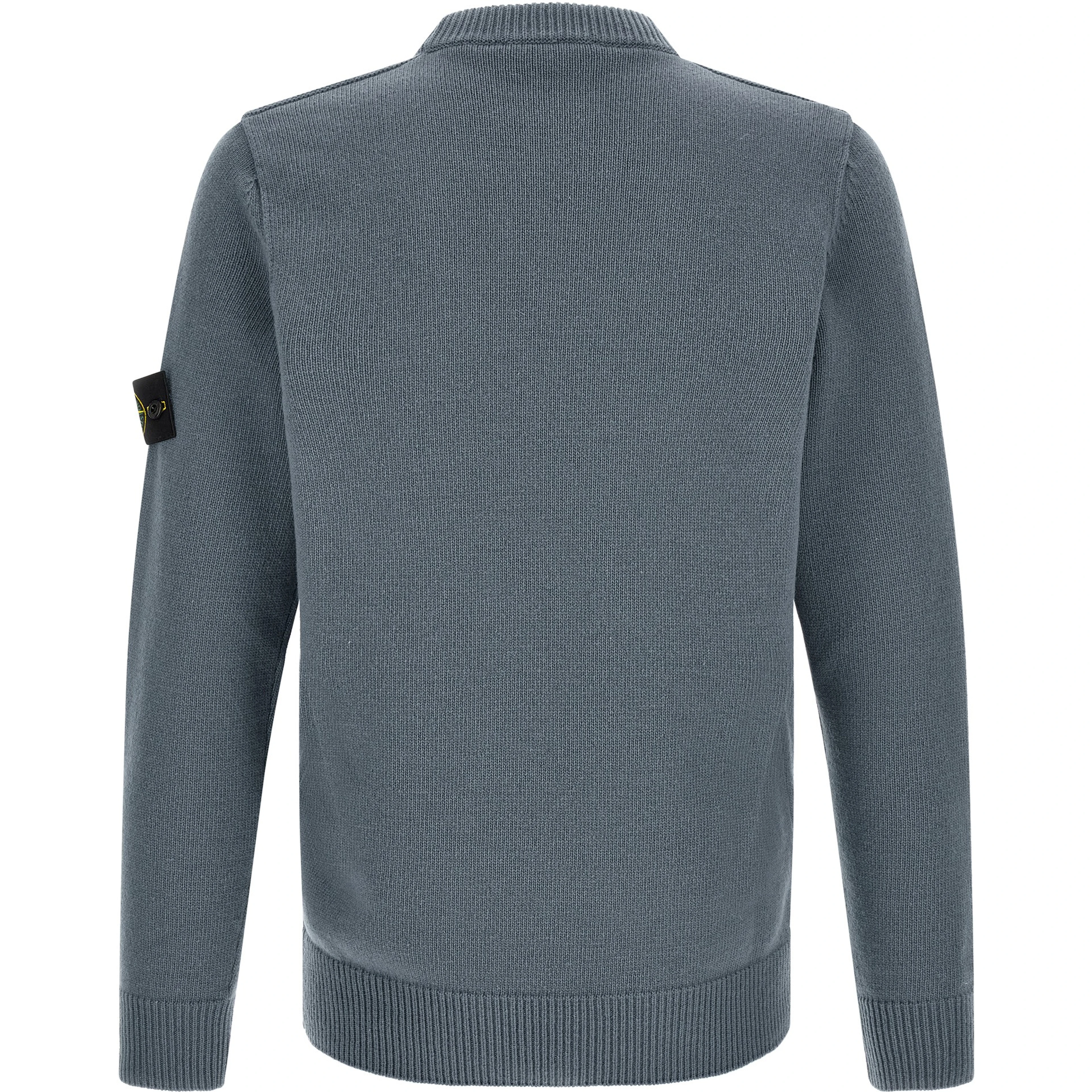 Blue Virgin Wool Cardigan
