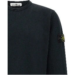 Blue Cotton Sweatshirt
