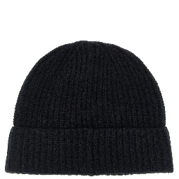 Blue Virgin Wool Beanie