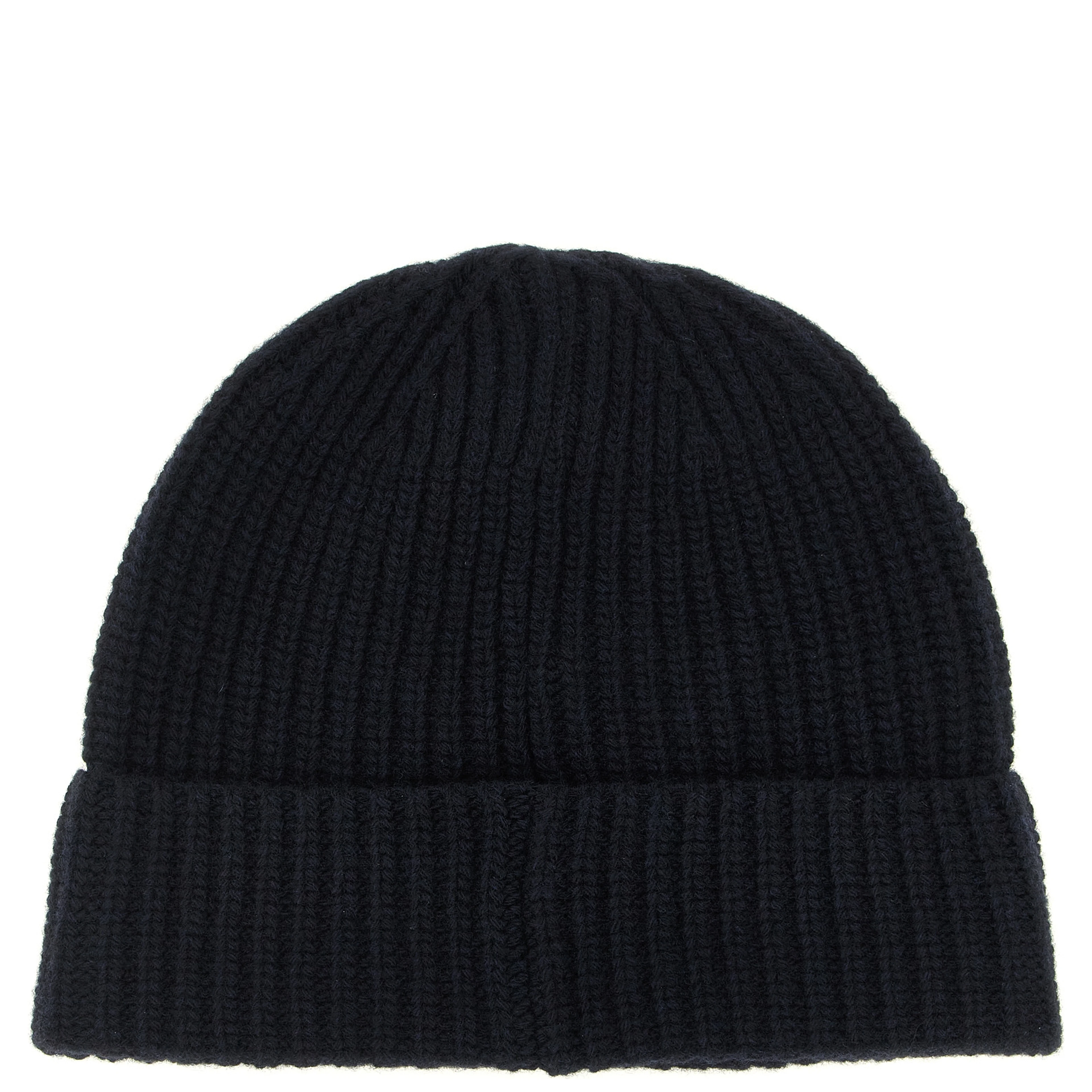 Blue Virgin Wool Beanie