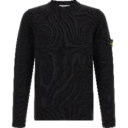Black Virgin Wool Cardigan