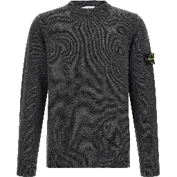 Gray Virgin Wool Cardigan