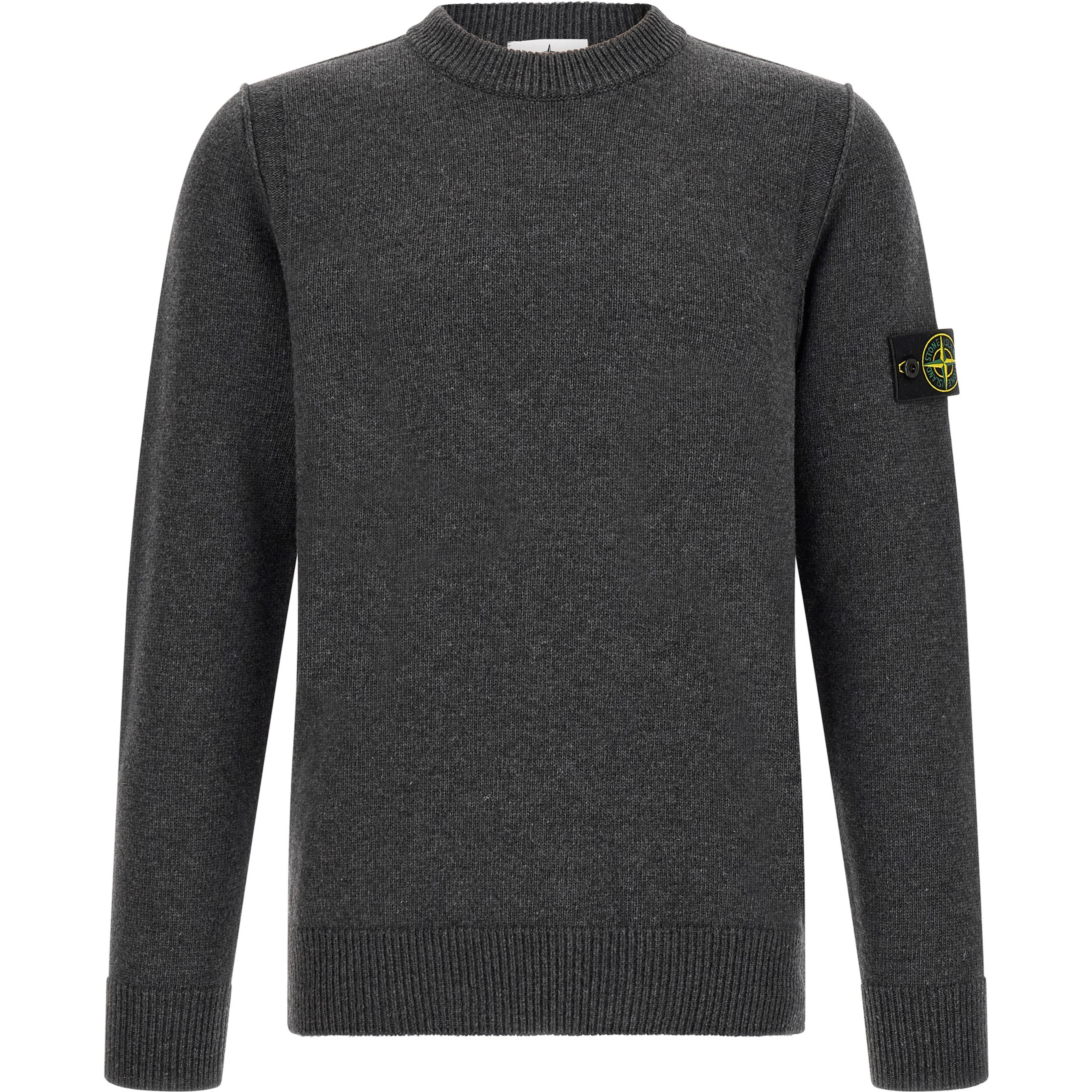 Gray Virgin Wool Cardigan