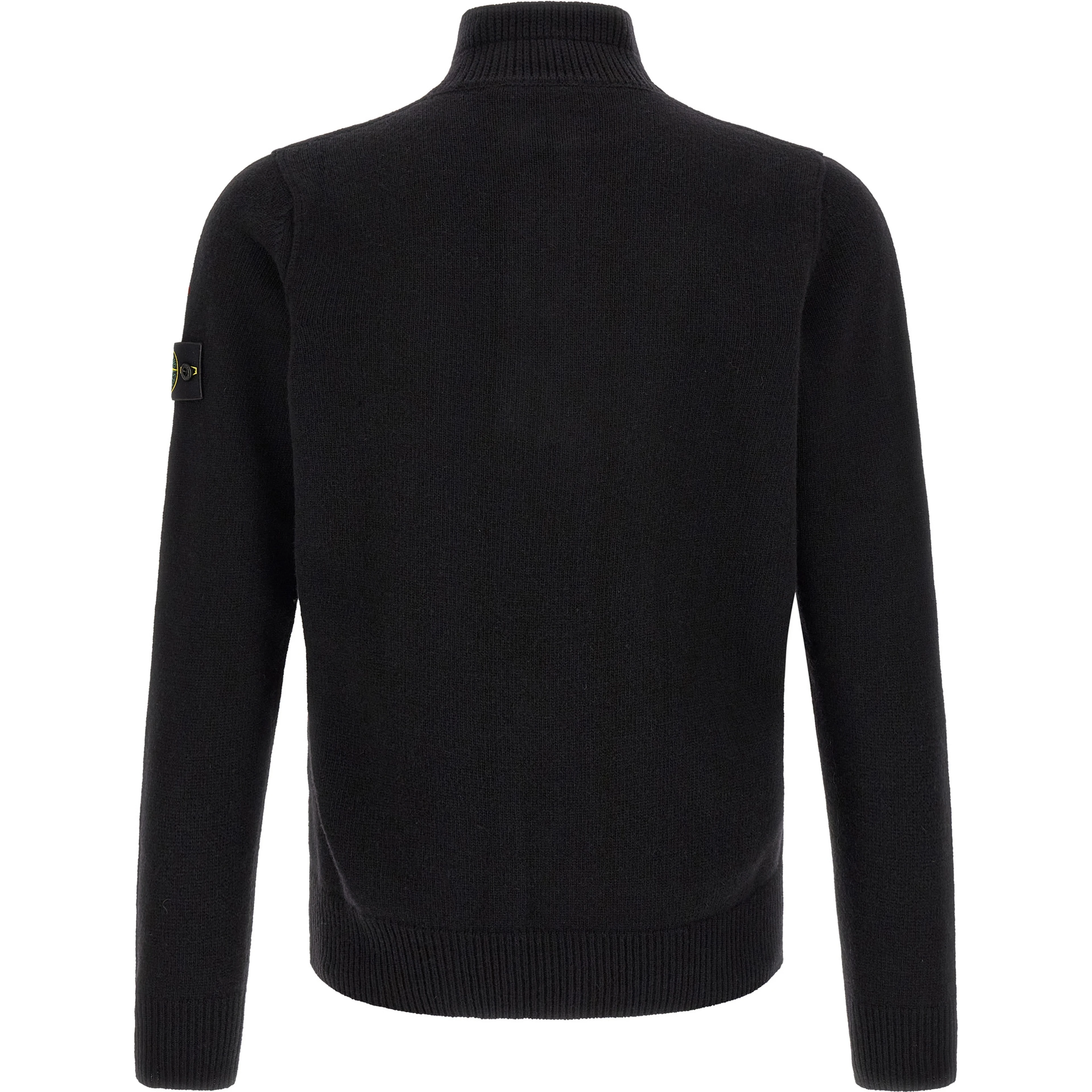 Black Virgin Wool Cardigan