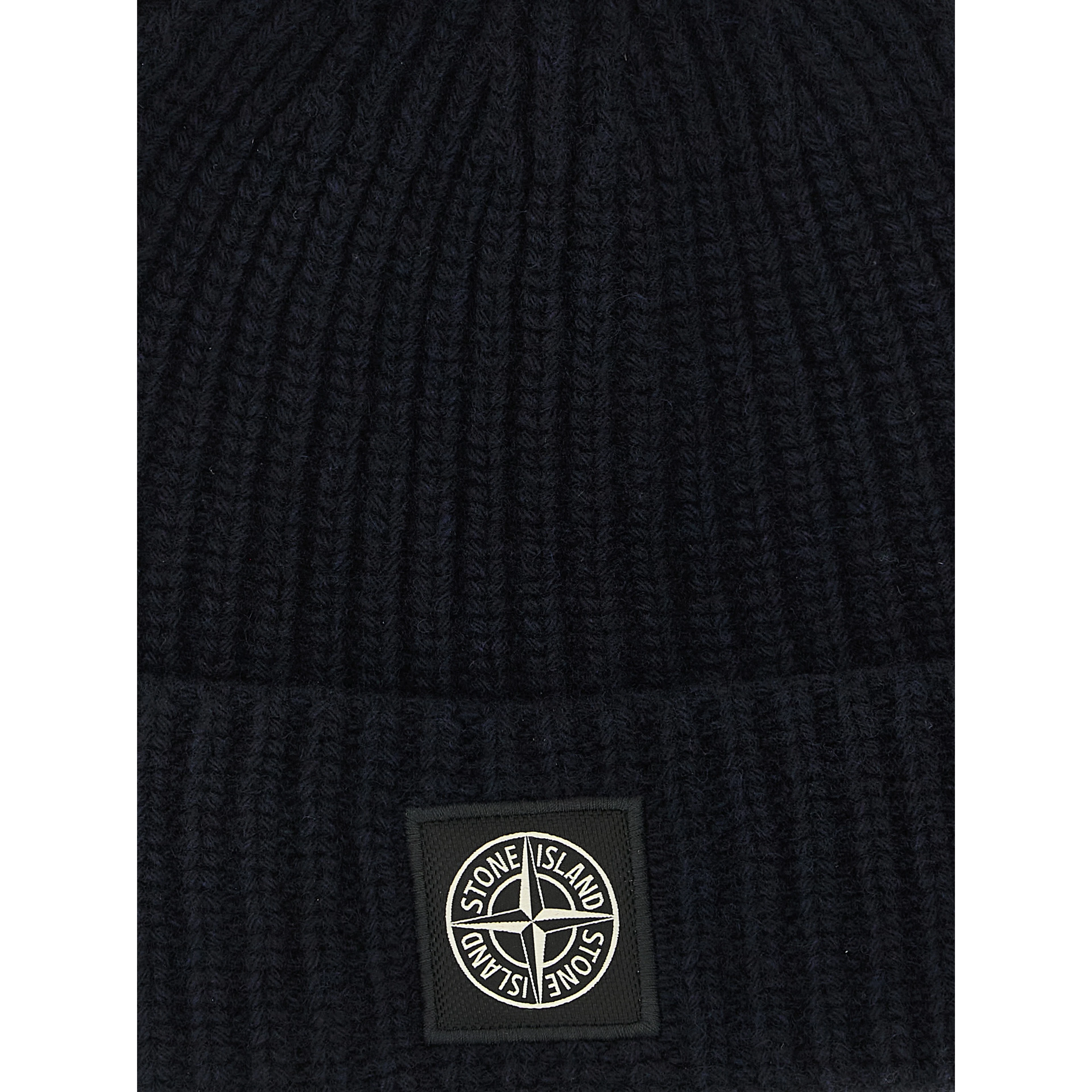Blue Virgin Wool Beanie