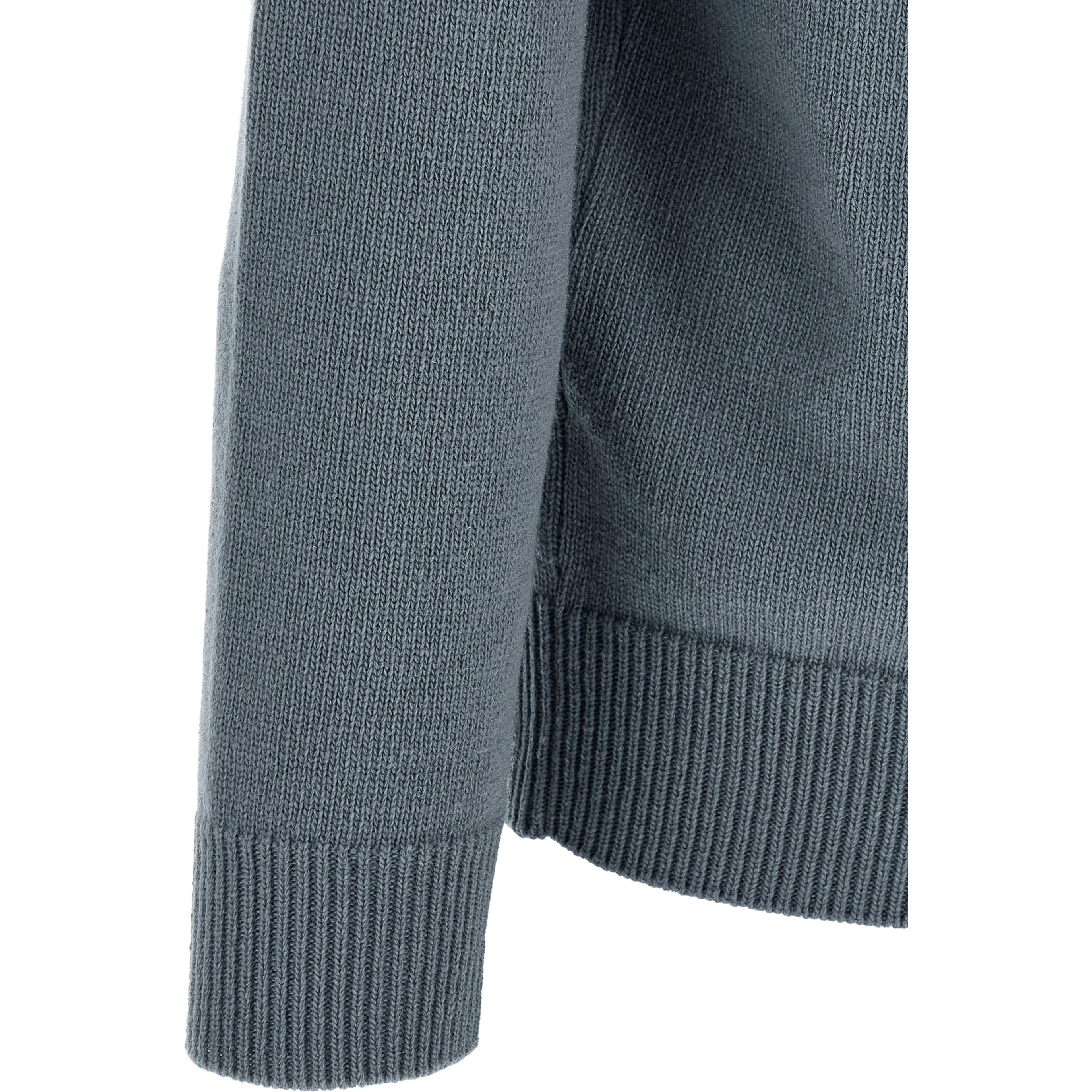 Blue Virgin Wool Cardigan