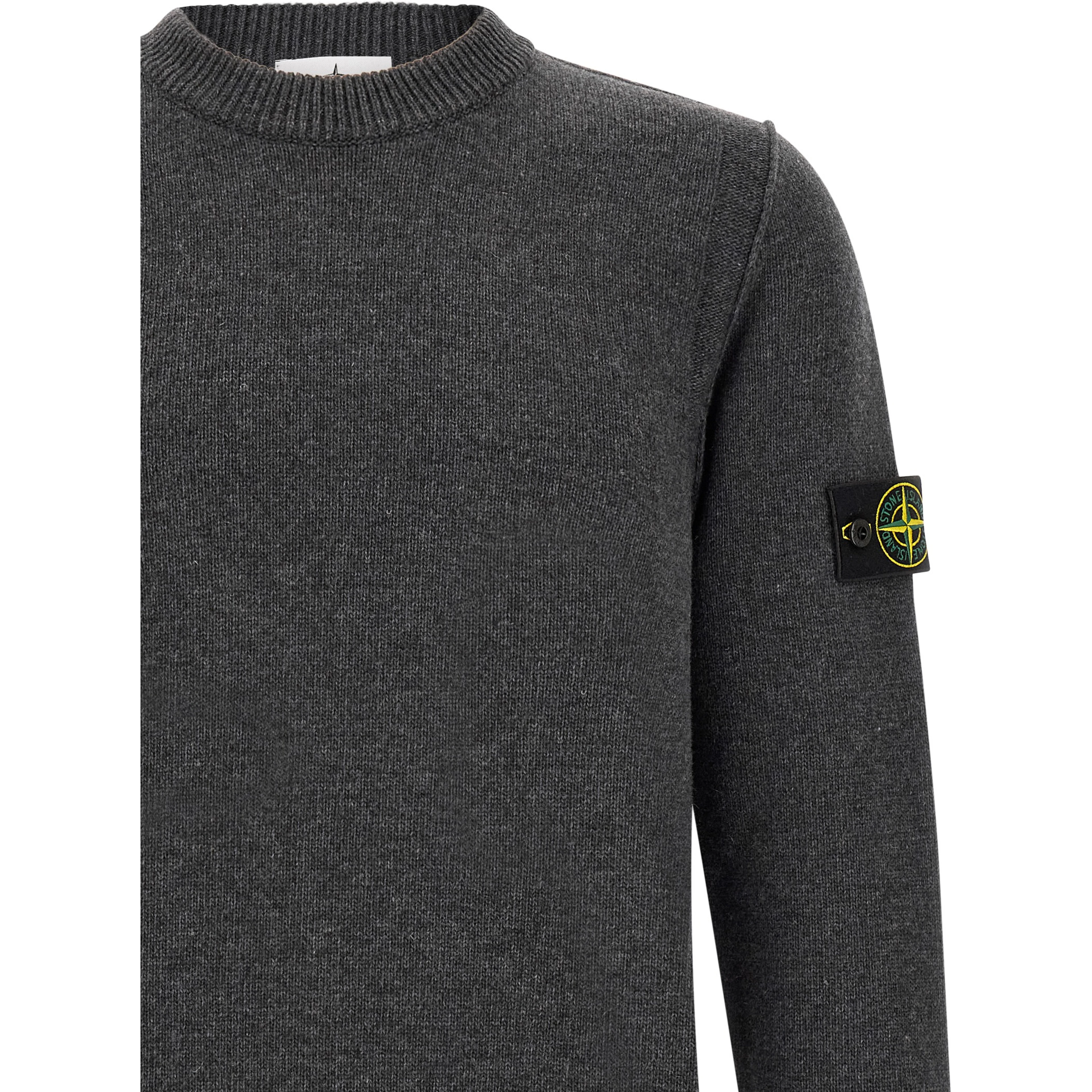Gray Virgin Wool Cardigan