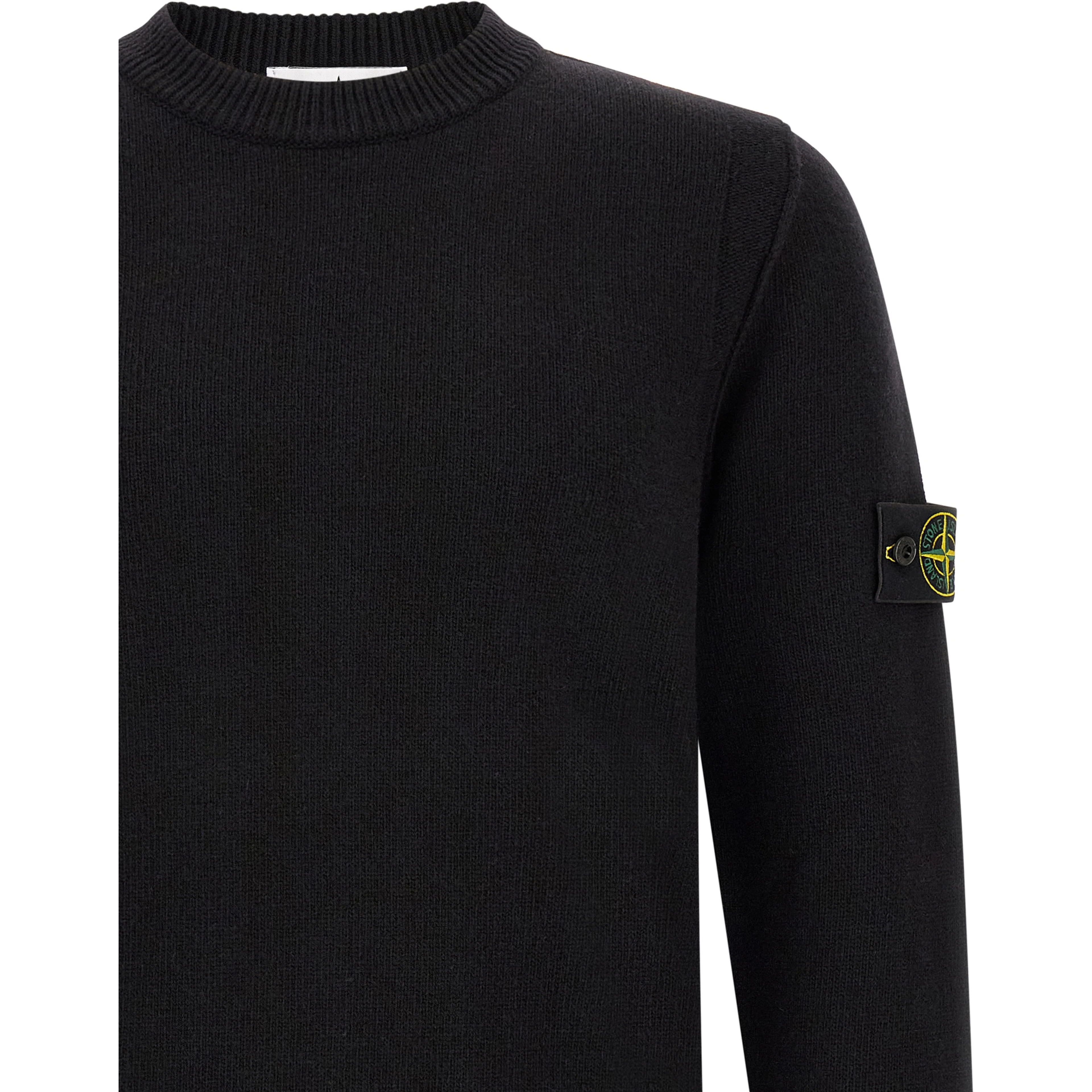 Black Virgin Wool Cardigan