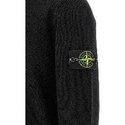 Black Virgin Wool Cardigan