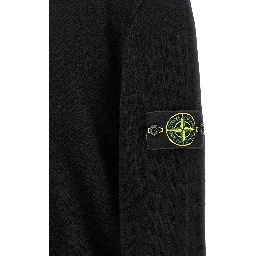Black Virgin Wool Cardigan