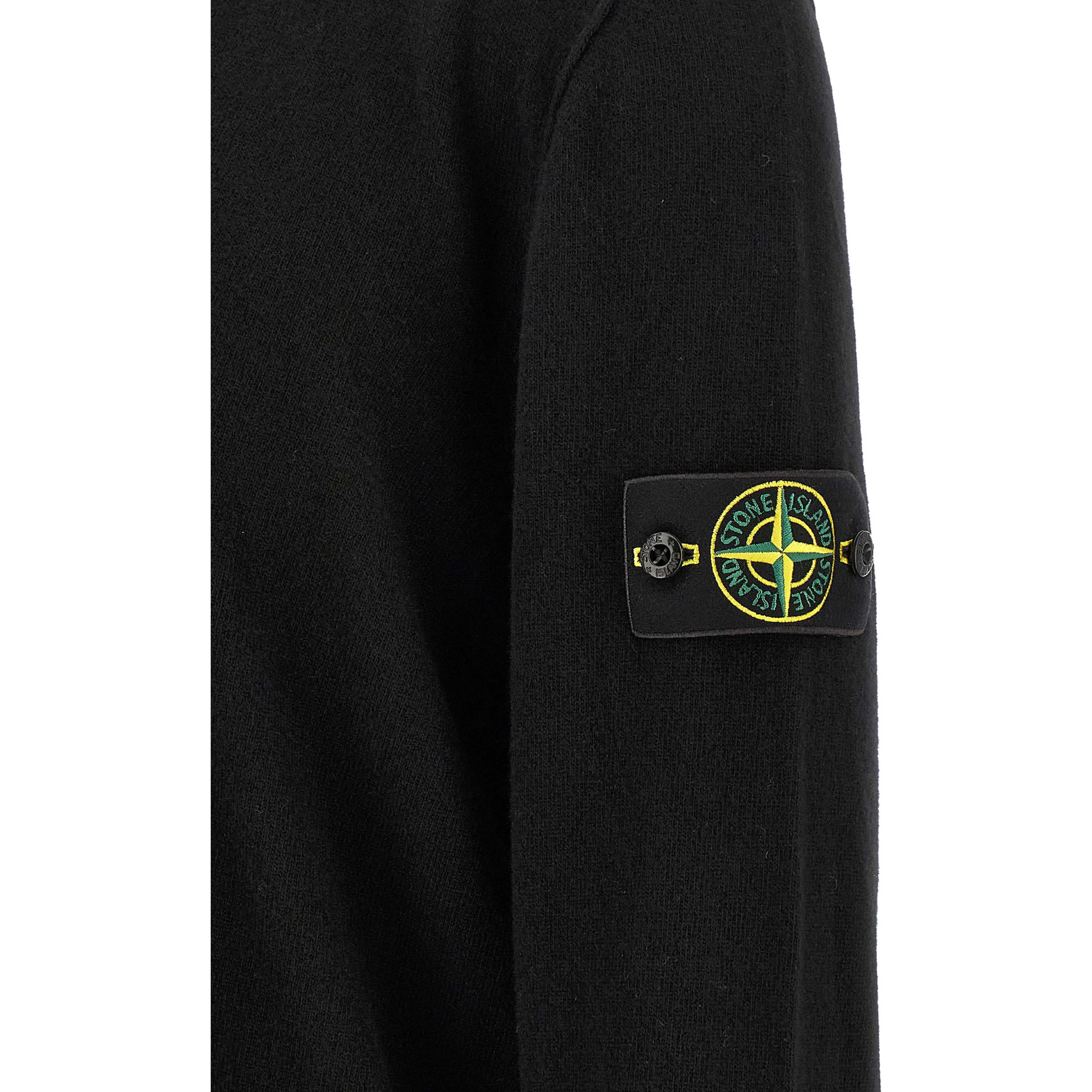 Black Virgin Wool Cardigan
