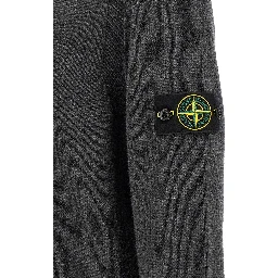 Gray Virgin Wool Cardigan